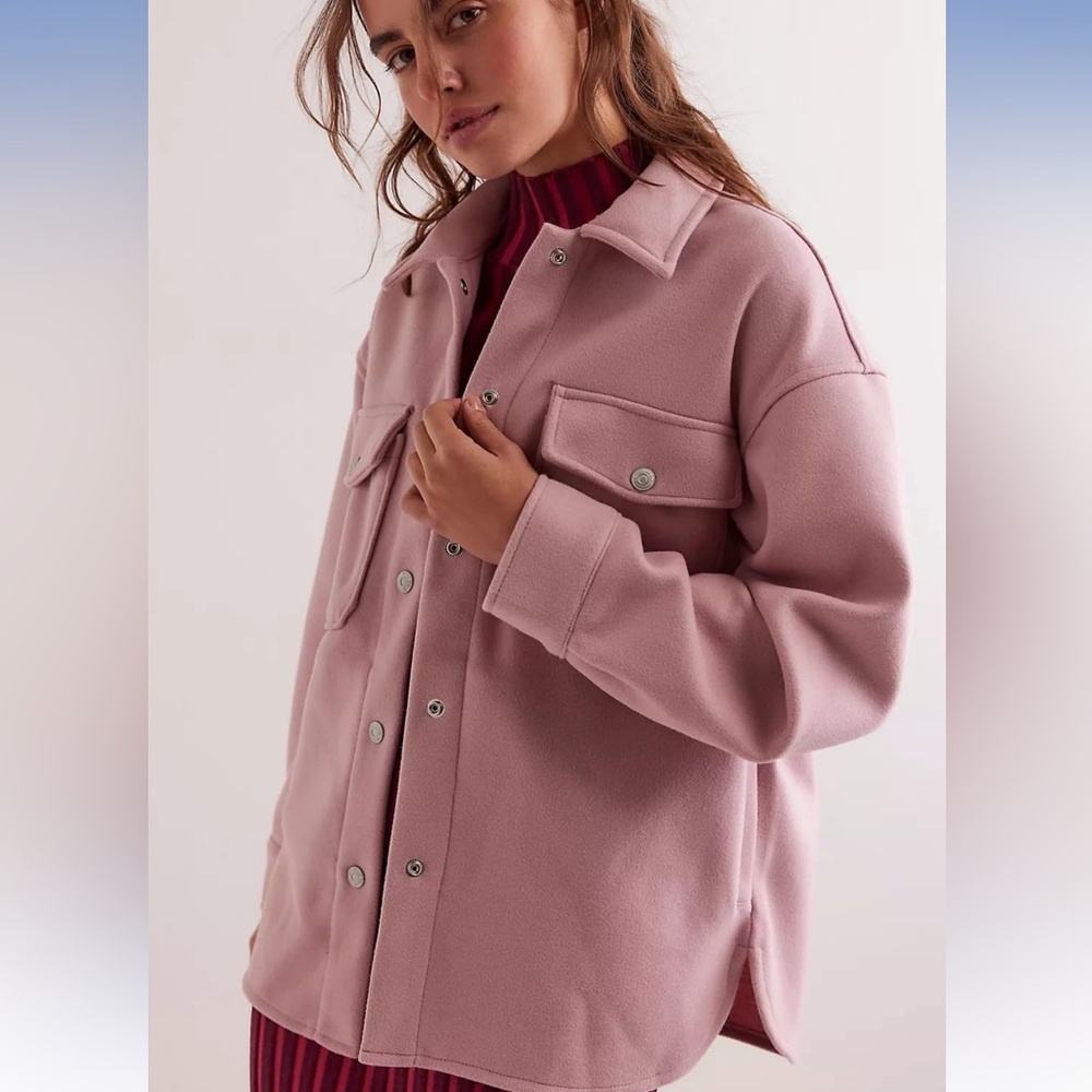 We The Free Lola Shirt Jacket - Picture 1 of 6